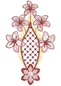 Flower Bunch Embroidery Design