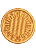 Gold Coin Embroidery Design