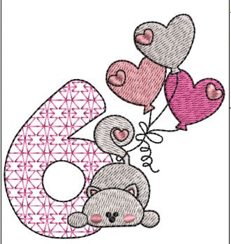 Cat Embroidery Design