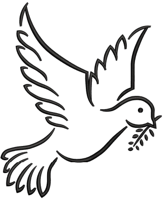 Pigeon Embroidery Design