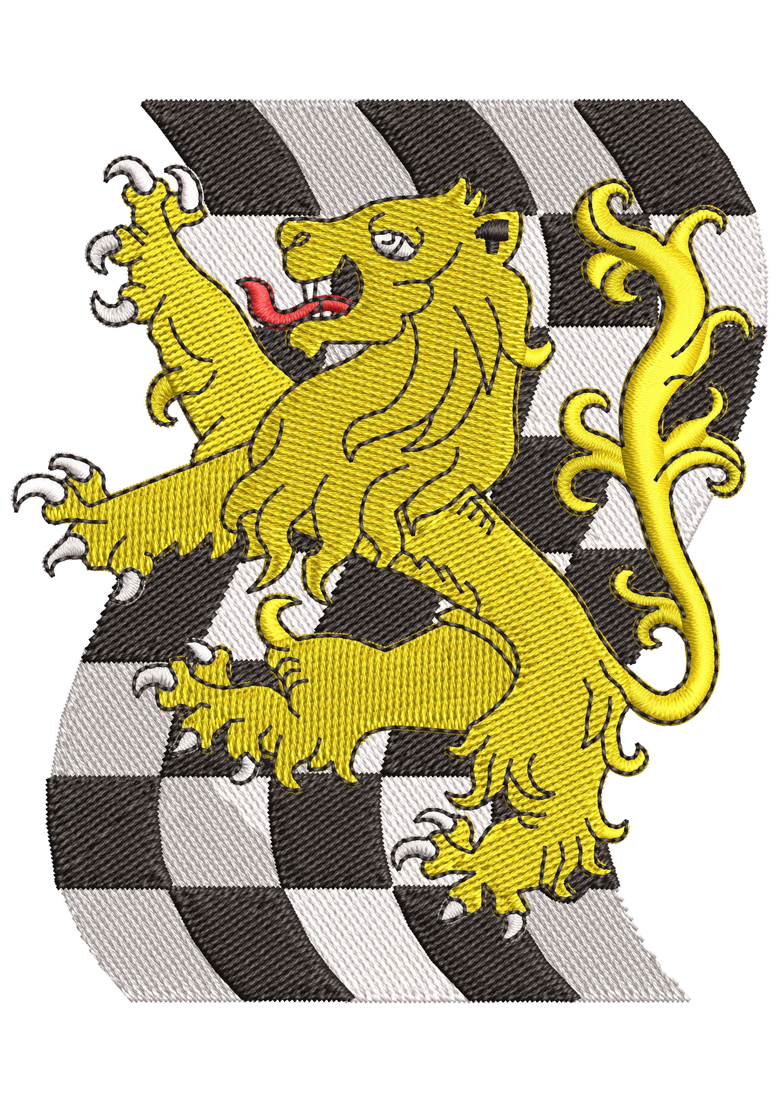 Racer Creature Embroidery Design