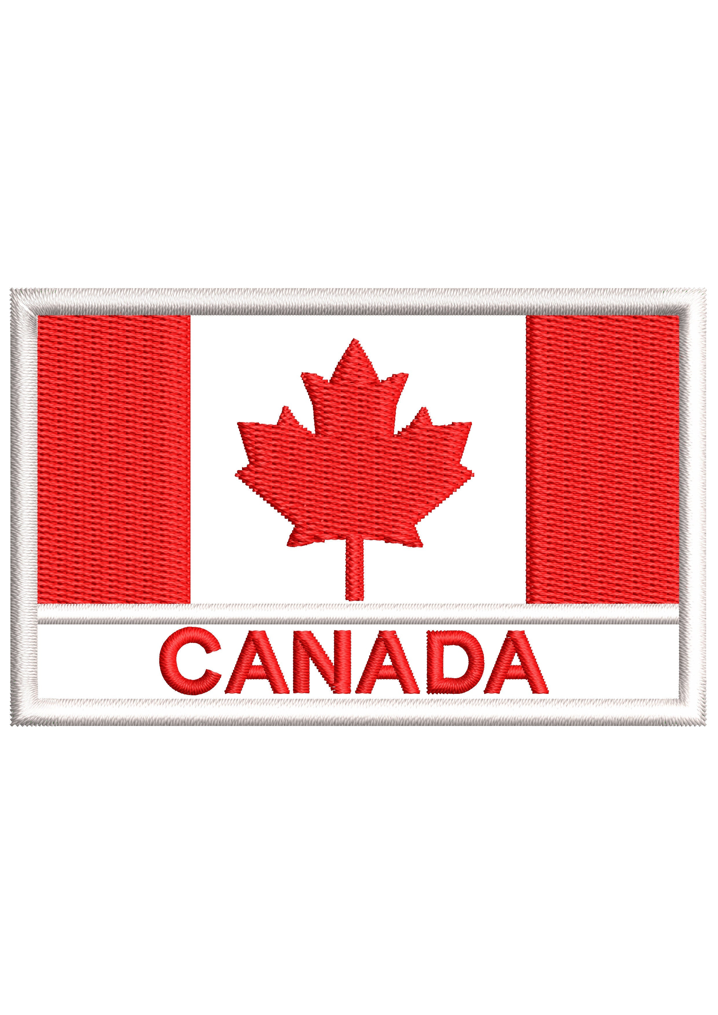 Canada Embroidery Design