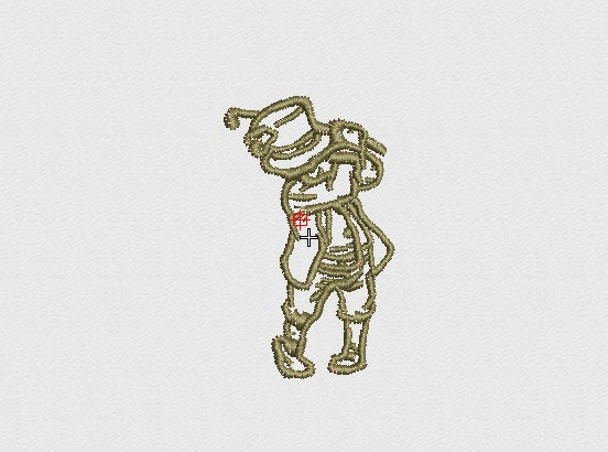 Golf Embroidery Design