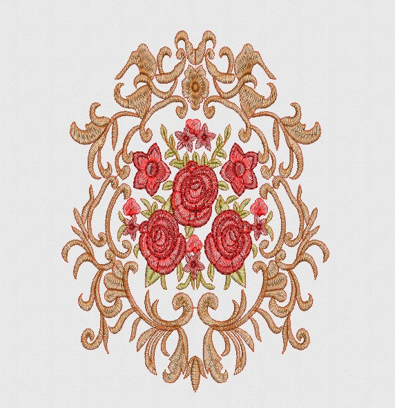 Flower Embroidery Design