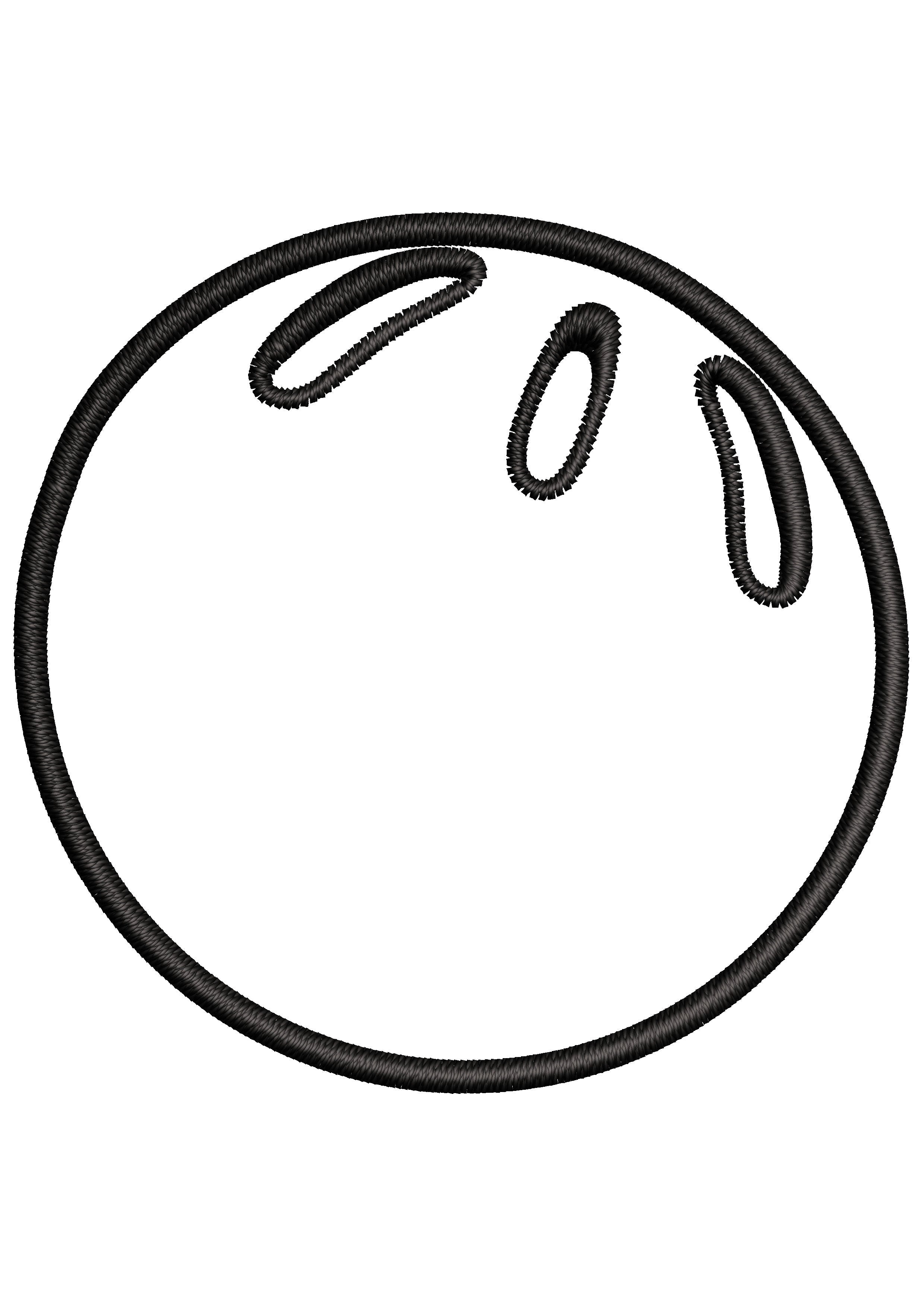Big Play Ball Embroidery Design