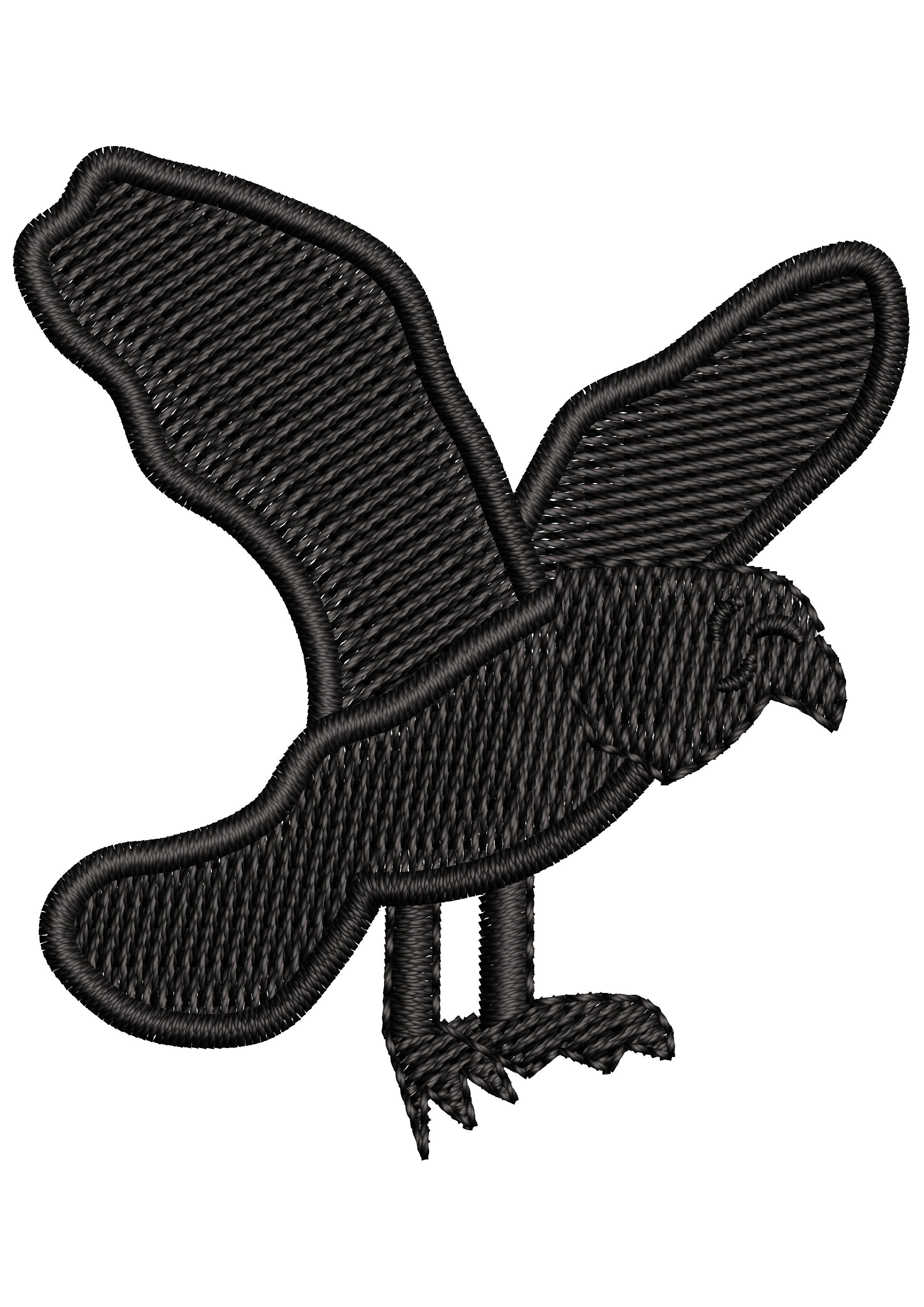 Sky Bird Embroidery Design