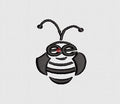 Bee Embroidery Design