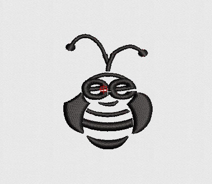 Bee Embroidery Design