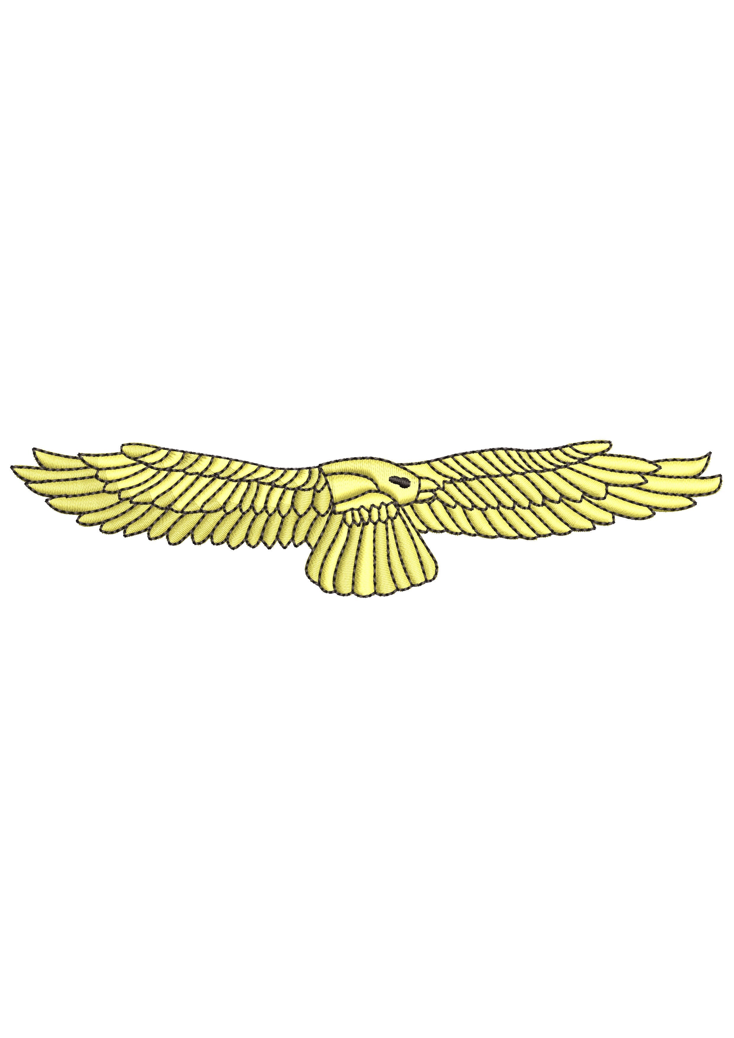 Air Flying Embroidery Design