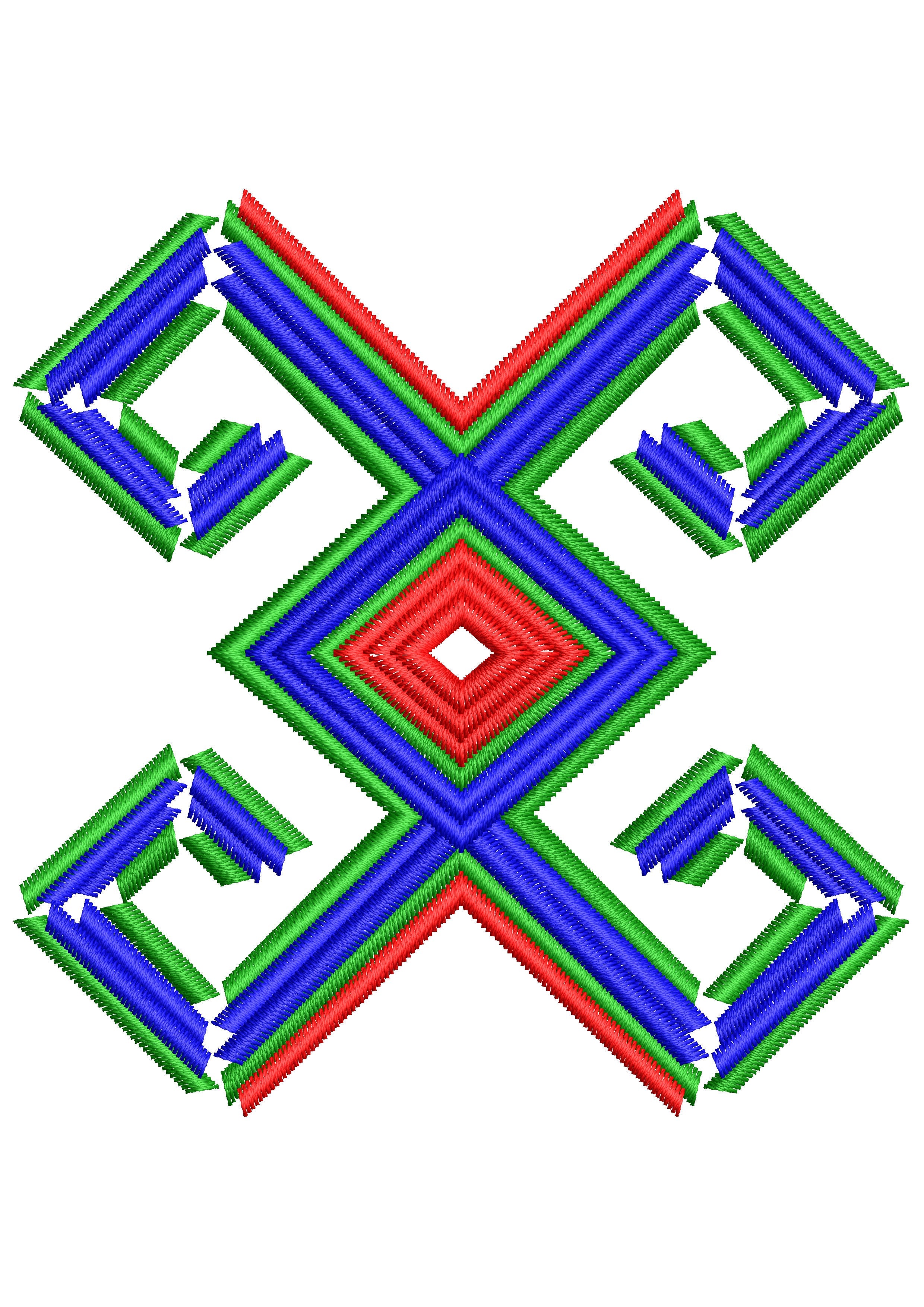 Art Rangoli Embroidery Design