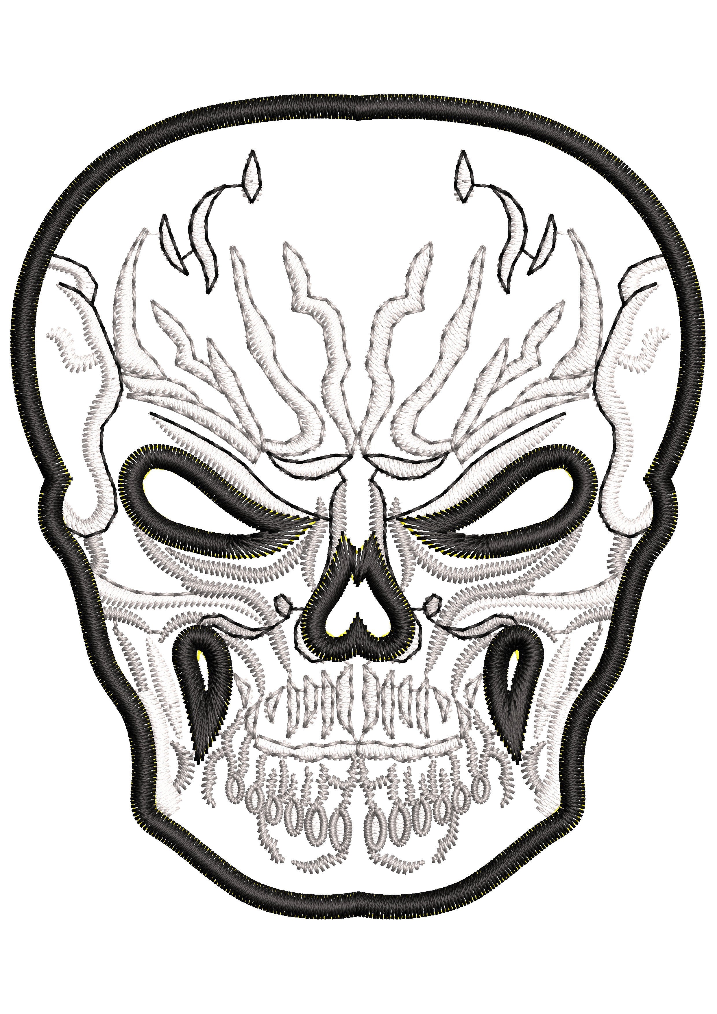 Khopri Single Embroidery Design