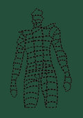 Man Line Art Embroidery Design