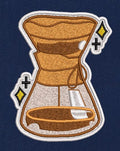 Brewcraft Coffee & Gold Embroidery Design
