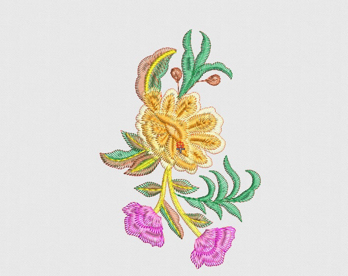 Flower Embroidery Design