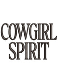 Cow Girl Spirit Embroidery Design