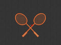 Tennis Embroidery Design