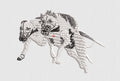 Dog Embroidery Design