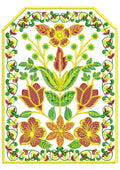 Gate Of Flower Embroidery Design
