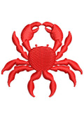 Crab Embroidery Design