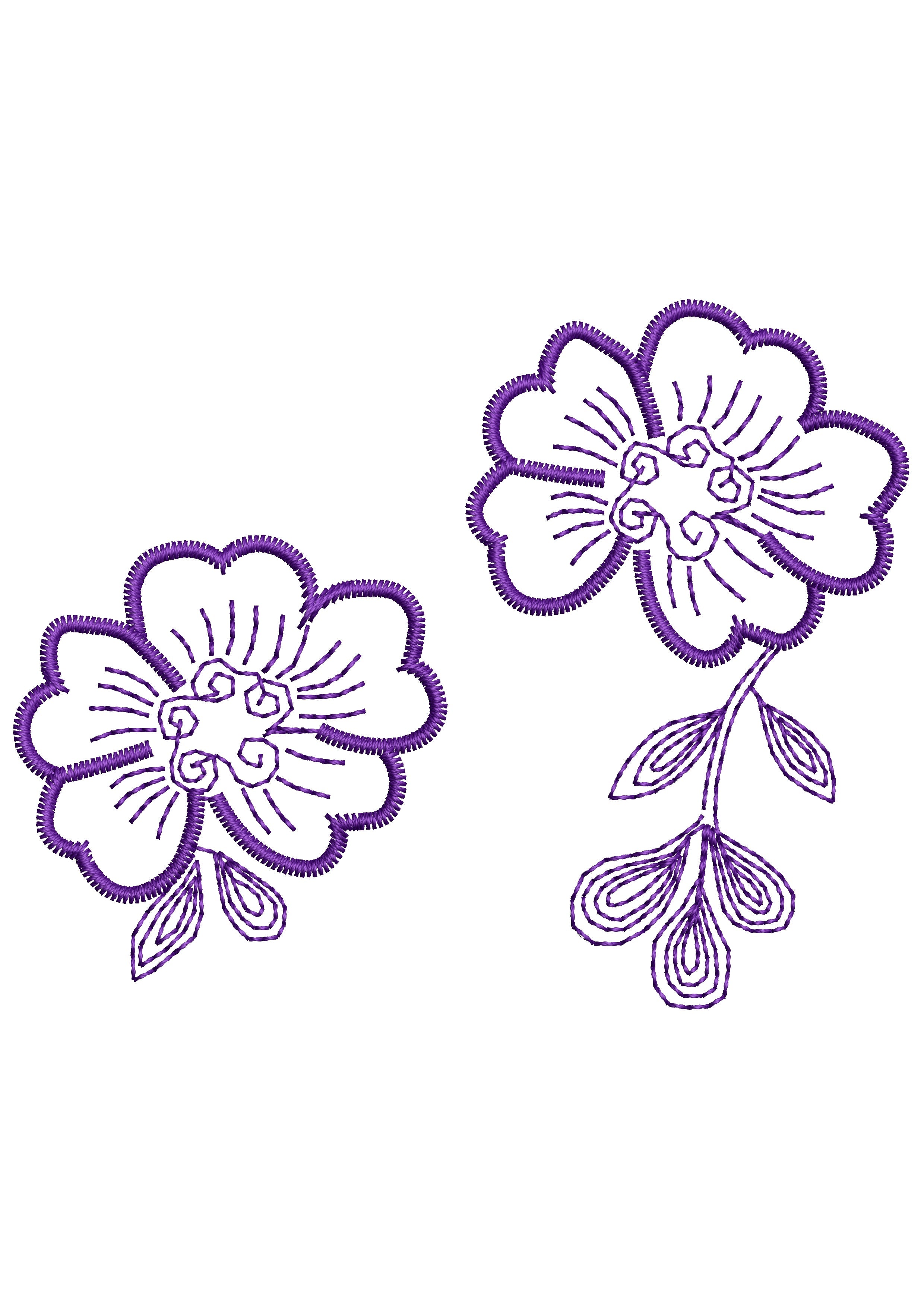 Flower Embroidery Design