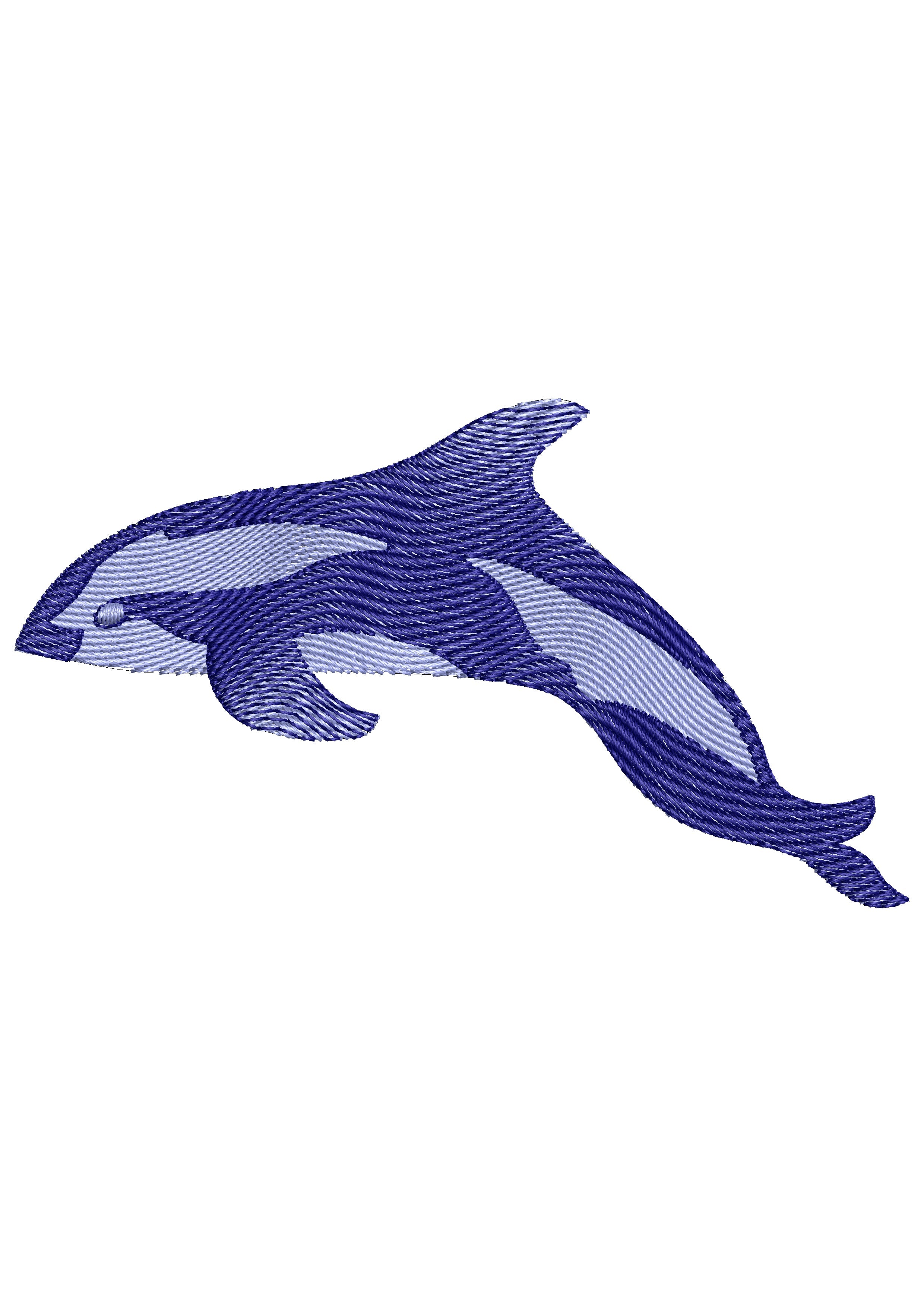 Dolphin Embroidery Design