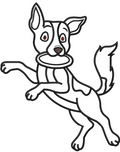 Dog Lines Embroidery Design