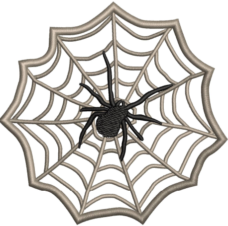 Spider Net Embroidery Design