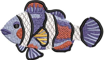 Fish Embroidery Design