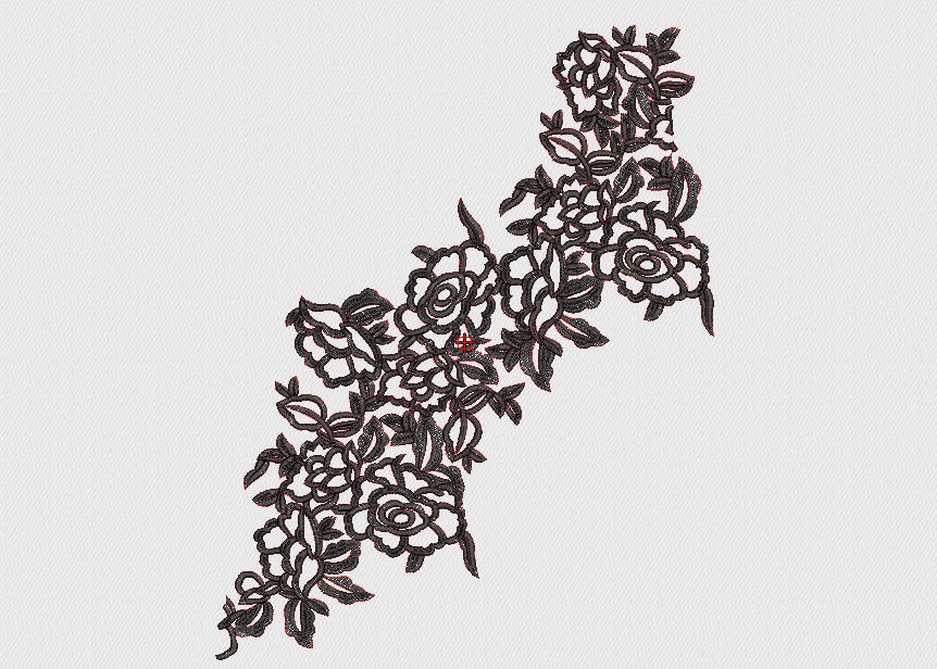 Flower Embroidery Design 871