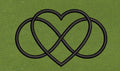 Heart With Infinity Shape Embroidery Design