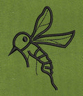 Minimalist Mosquito Embroidery Design