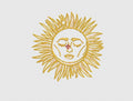 Sun Embroidery Design