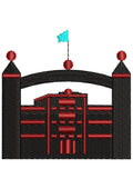 Fort of Worrior Embroidery Design