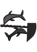 Sharks Embroidery Design