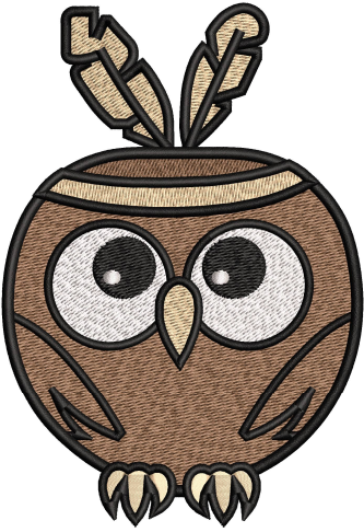 Owl Embroidery Design