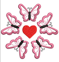 Butterflies Embroidery Design