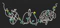 Liver Light Lines Art Embroidery Design