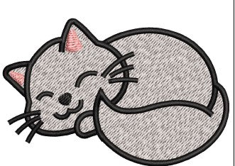 Cat Embroidery Design
