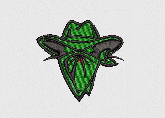 Cowboy Embroidery Design
