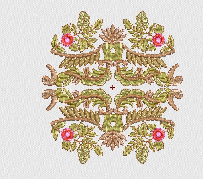 Flower Embroidery Design 845