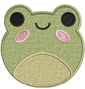 Frog Embroidery Design