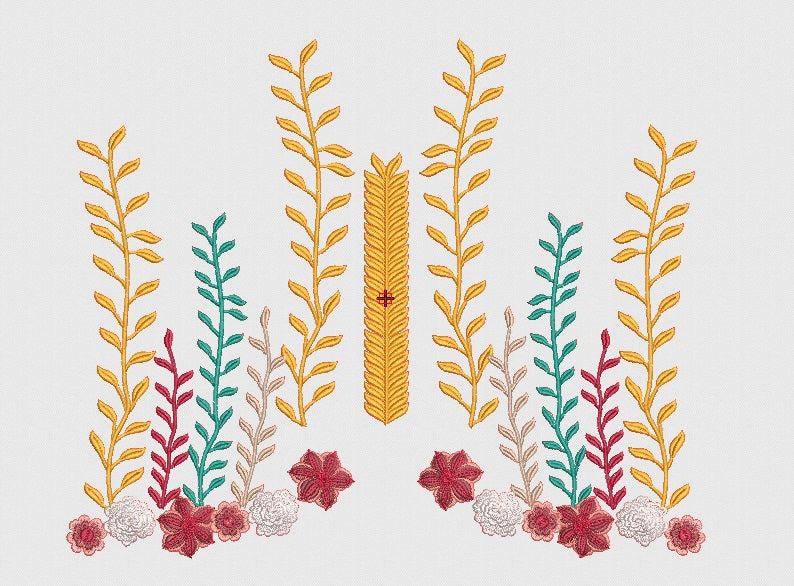 Flower Embroidery Design