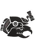 Machine Creature Embroidery Design