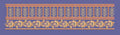 Floral Pillar Botanical Pattern Border Embroidery Design