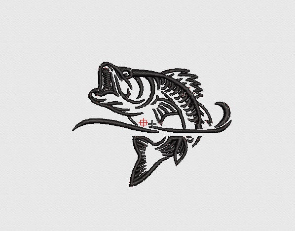 Fish Embroidery Design