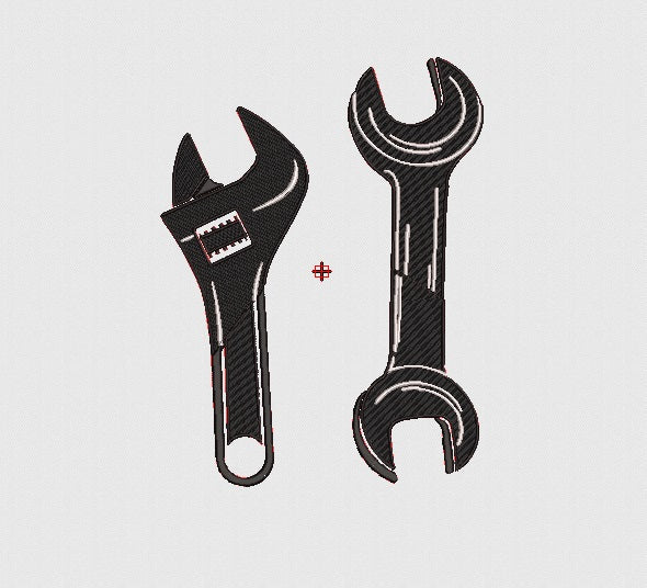 Tools Embroidery Design