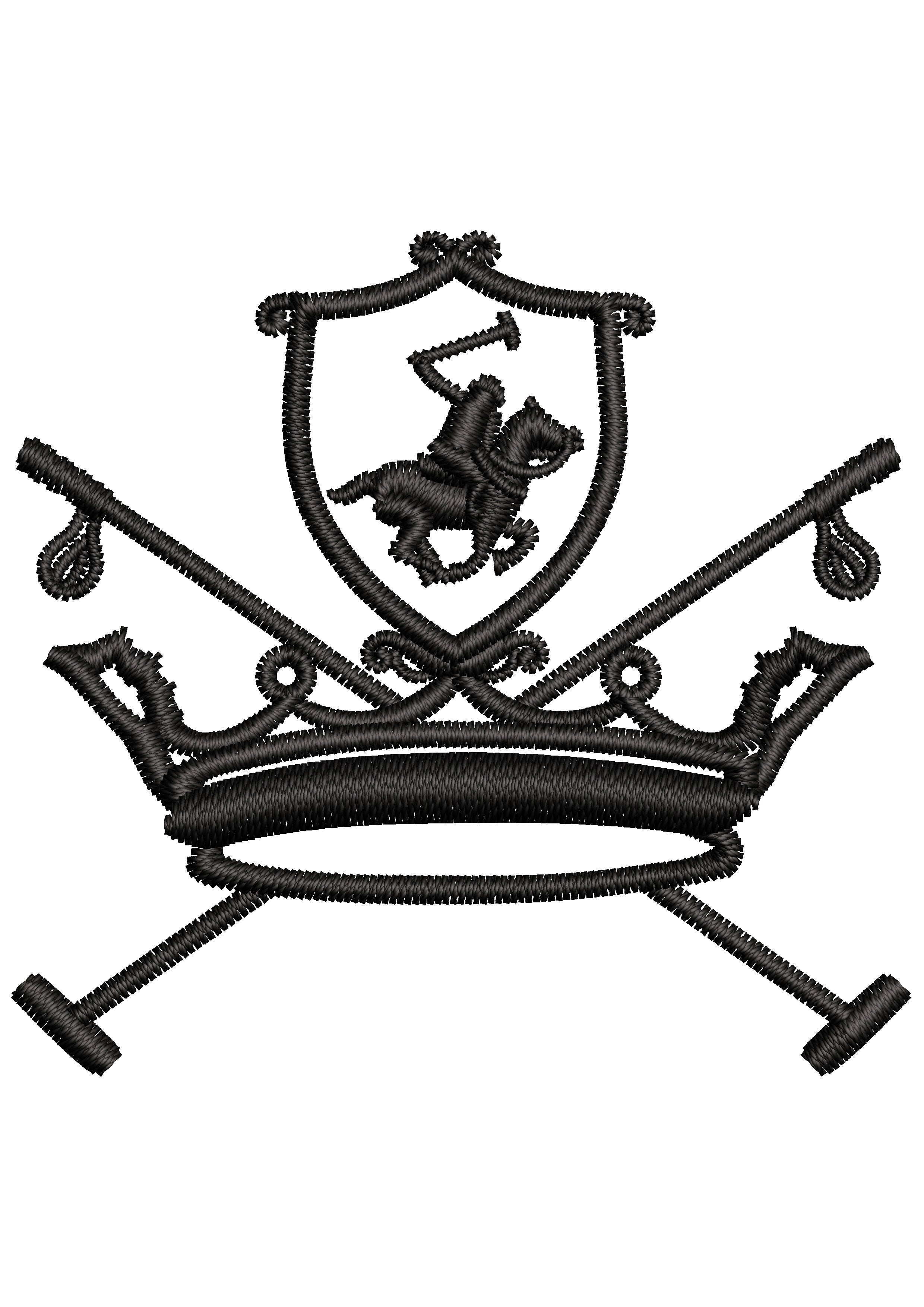 King Rider Embroidery Design