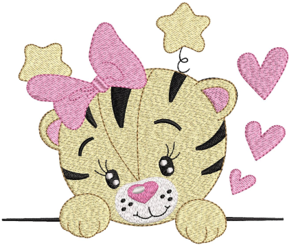 Panda Baby Embroidery Design