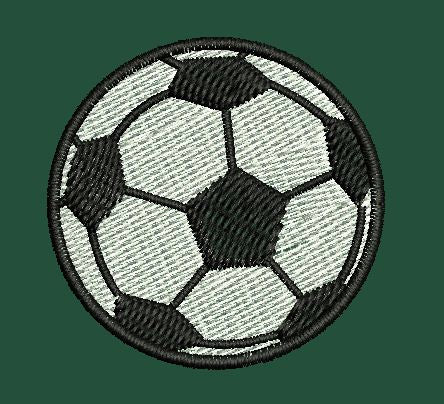 Stylized Football Embroidery Design