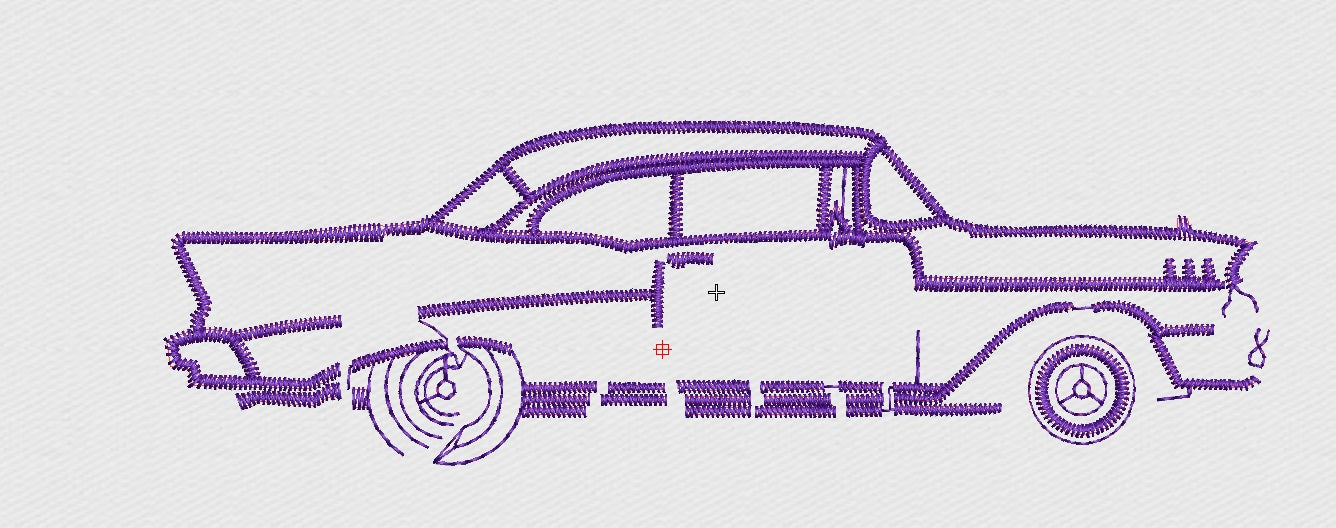 Car Embroidery Design